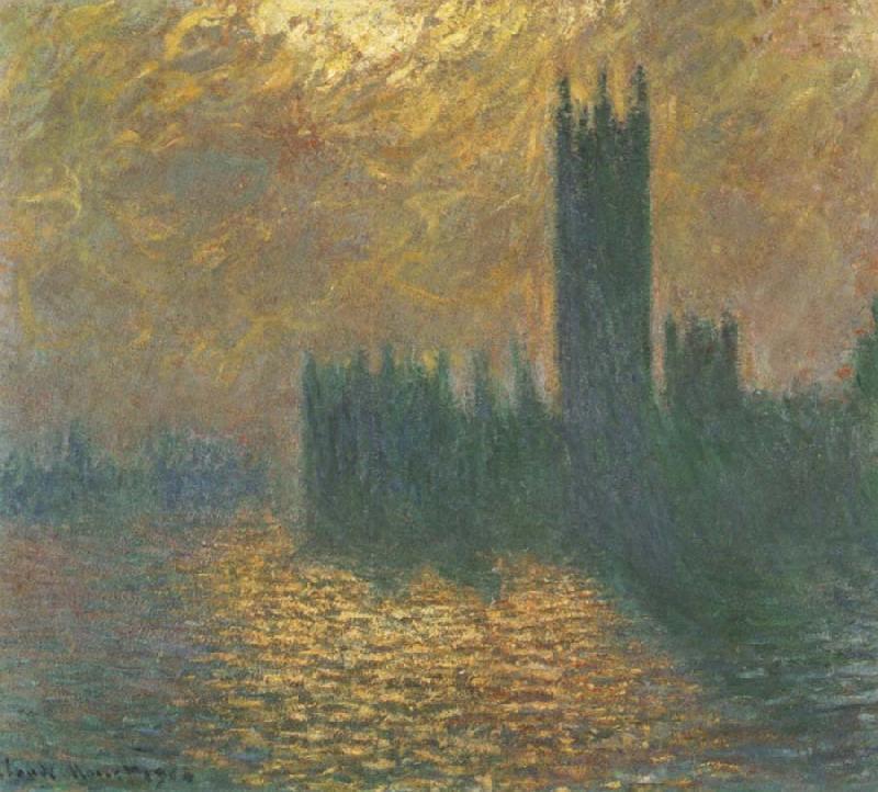 Claude Monet Houses of Parliament,Stormy Sky